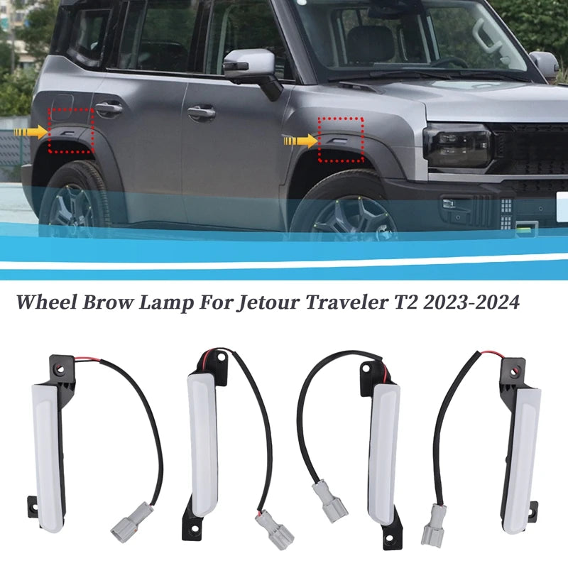 إضاءات رفرف جانبية للجهتين - Jetour T2 2025